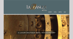 Desktop Screenshot of labanquehotel.com